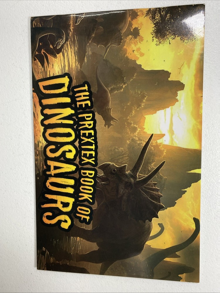The Prextex Book of Dinosaurs Staple Bound Paperback Book (book only) (24 pages)
