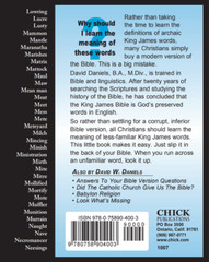 KING JAMES BIBLE COMPANION | DAVID W DANIELS | 24 PAGES | 600 WORDS | 100 PACK