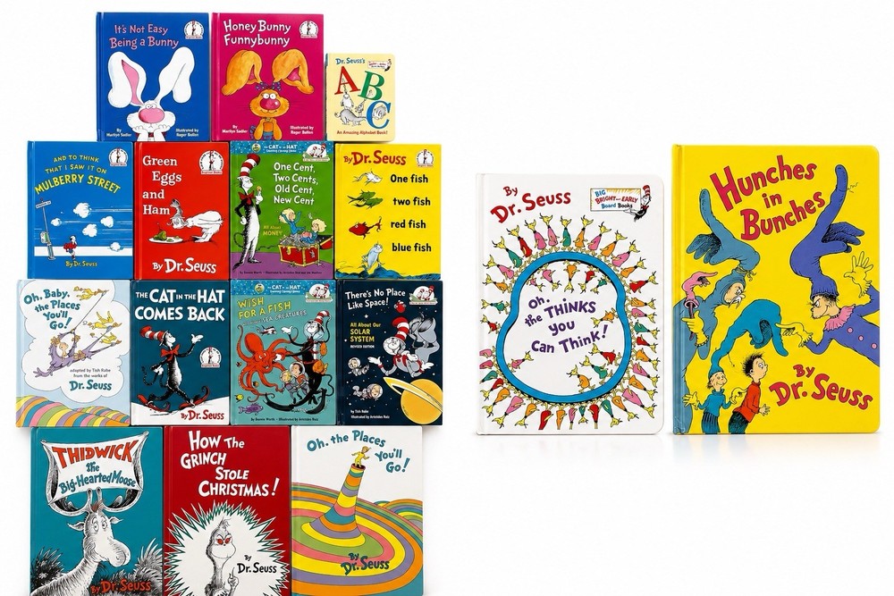 Dr. Seuss & Beginner Books Mixed Lot 14 Kids Hardcover Board Books Bundle Set