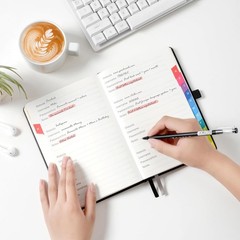 Password Book with Colorful Alphabetical Tabs,5.7″×8.4″ Hardcover Password…