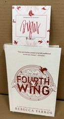 Rebecca Yarros Fourth Wing Limited Edition Book with Auto Plate Signed