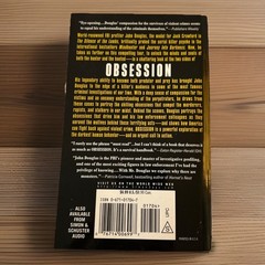 Lot of 2 Books MAN DOWN + OBSESSION—John Douglas Serial killer FBI profiler PB