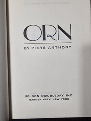 Piers Anthony ORN Of Man and Manta 1970 Doubleday BCE Frazetta HCDJ VG Mylar