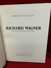 3 BOOK BOX SET: ROBERT WAGNER, THE MAN HIS MIND HIS MUSIC, 1967/1972 VVGC