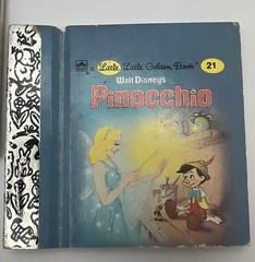Little Little Golden Books Mini, Lot Of 2 Pinocchio Snow White 2.75 x 2.75in