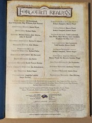 Forgotten Realms : Campaign Setting, Dungeons and Dragons 3E Hardcover 2001 Map