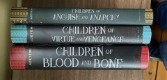 ORISHA Trilogy Lot Of 3 hc Book Children Of Blood Virtue Anguish By Toni Adeyemi
