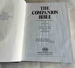 The Companion Bible: Enlarged Type Edition Bullinger, E. W. hardcover 1611
