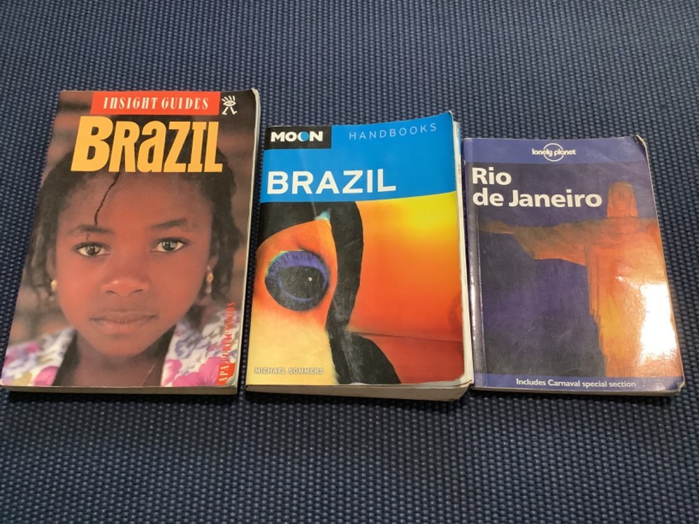 Brazil Vintage Travel Guide 3 Books Lonely Planet Insight Guides Moon Handbooks