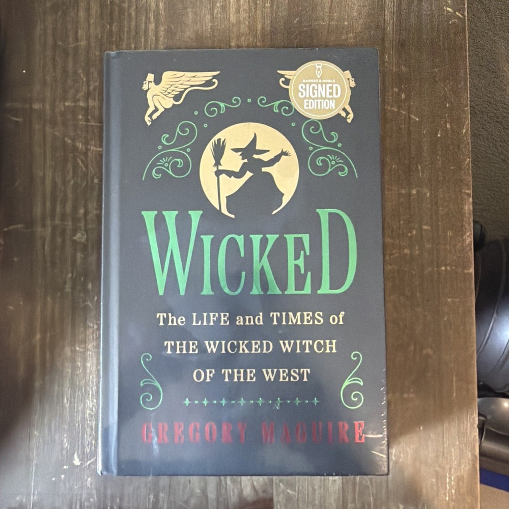 Wicked Collector’s Edition SIGNED Gregory Maguire NEW sealed w/Coa