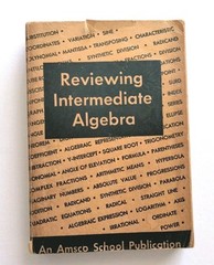 Amsco School Publications Reviewing Intermediate Algebra Mathematics Vintage