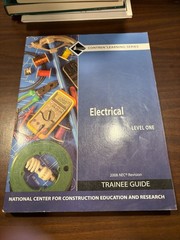 Electrical, NCCER, Contren Learning Series, level one book