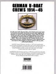 German U-Boat Crews 1914-45 by Gordon Williamson