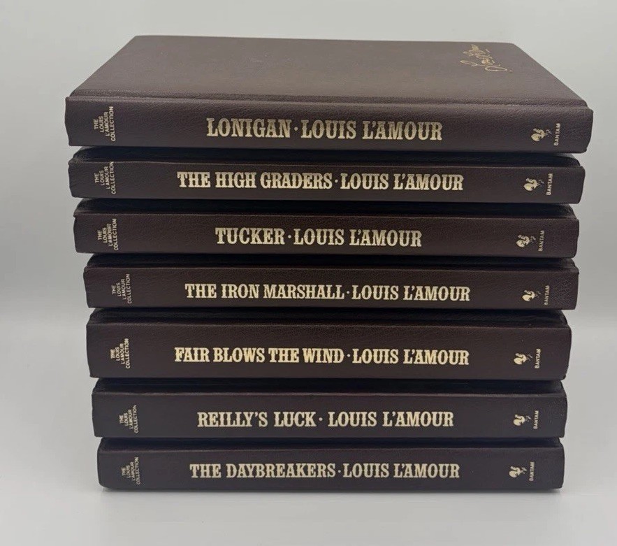 Louis L’Amour Bantam Leatherette Collectible Series Multiple Titles