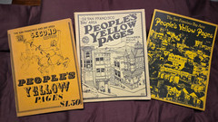 PEOPLE’S YELLOW PAGES -San Francisco Bay Area, No. 2, No.4 & No. 10, 3 book lot