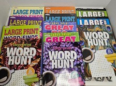 Lot Of 12 Brand New Large Print Word Searches! 11in x 7.5in size! Kappa, Bendon