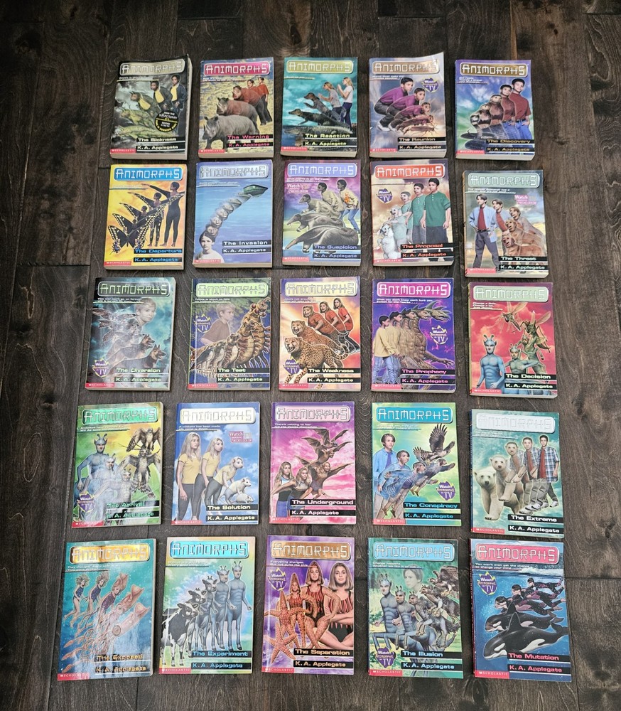 Lot Of 25 Animorphs Books- 1996-2001 See Photos For Titles