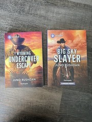Set of Two Juno Rushdan Books – Intrigue Series – Harlequin Romance Paperback