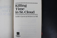 Killing Time in St. Cloud Judith Guest Rebecca Hill 1988 Delacorte Press HCDJ VG