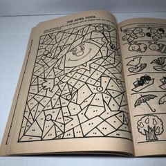 Vintage 1986 Golden Color / Activity Book So Much Fun Easter Coloring Book