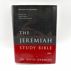 The Jeremiah Study Bible by Dr. David Jeremiah NKJV 2013 HC/DJ