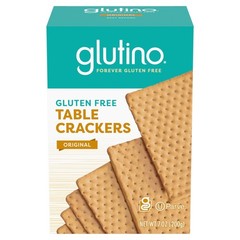 Glutino Gluten Free Table Crackers, Premium Squares, Original, Kosher, 7 oz