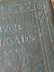 1921 Small Book Bab Ballads W.S. Gilbert Classic Literature NY Little Leather