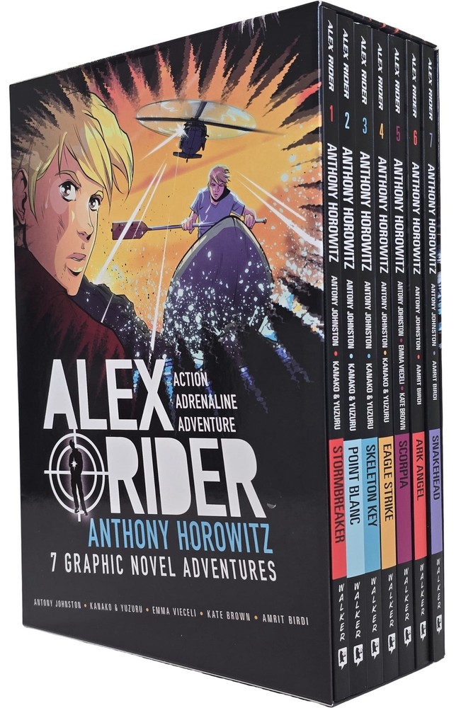 Alex Rider Graphic Novel Adventures 7 Books Paperback Box Set – Ages 8-16