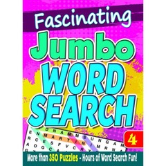 396 pages of Jumbo Word Searches for all Ages