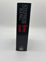 It Stephen King 1986 First Edition 1st Printing Hardcover Dust Jacket Vintage