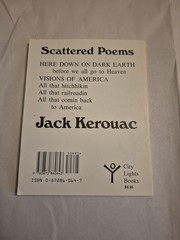Scattered Poems by Jack Kerouac City Lights Beat Generation American Poetry