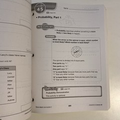 Saxon Math Student Workbook Adaptations Intermediate 3 – First 45 Pages Missing