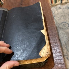 VTG 1973 Holy Bible New Analytical Edition Dickson KJV Moroccan Leather DAMAGED
