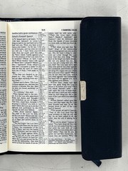 1989 The Holy Bible. NIV. Reference. Red Letter Ed. Blue Bonded Leather