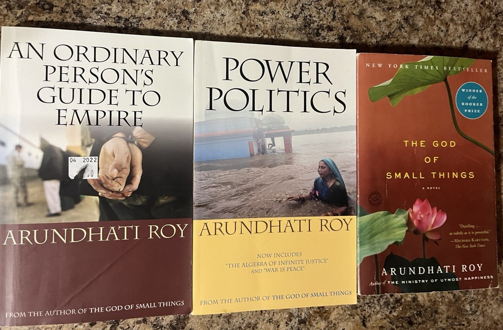 3 Book Lot Arundhati Roy Power Politics Ordinary Person’s God Of Small Things