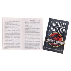 Jurassic Park & The Lost World by Michael Crichton 2 Books – Fiction – Paperback