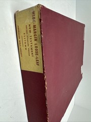 Loose Leaf Wide Margin Holy Bible RSV New Testament