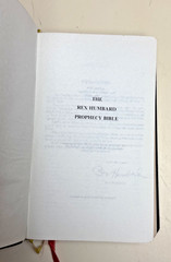 Rex Humbard Prophecy Bible Edition KJV Black Genuine Leather 1979