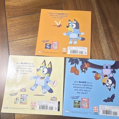 Bluey Lot of 3 Picture Books: The Creek, The Beach, Good Night Fruit Bat