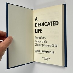 Signed Memoir „A Dedicated Life” David Lawrence Jr., Miami Herald (2018, HC)
