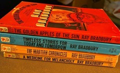 Lot of 4 A Masterwork of Fantasy Ray Bradbury Bantam Paperbacks Vintage Sci Fi