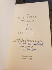 The Christian World of the Hobbit by Devin Brown (signed copy)