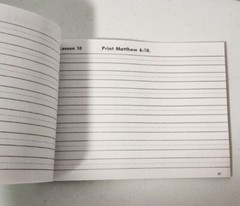 ROD & STAFF Bible Nurture & Reader 1st GRADE Printing Practice Units 4, 5 pb