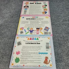 A Williamson Little Hand Books – Set of 3, Shapes/Sizes, Art, Fun with 5 Senses