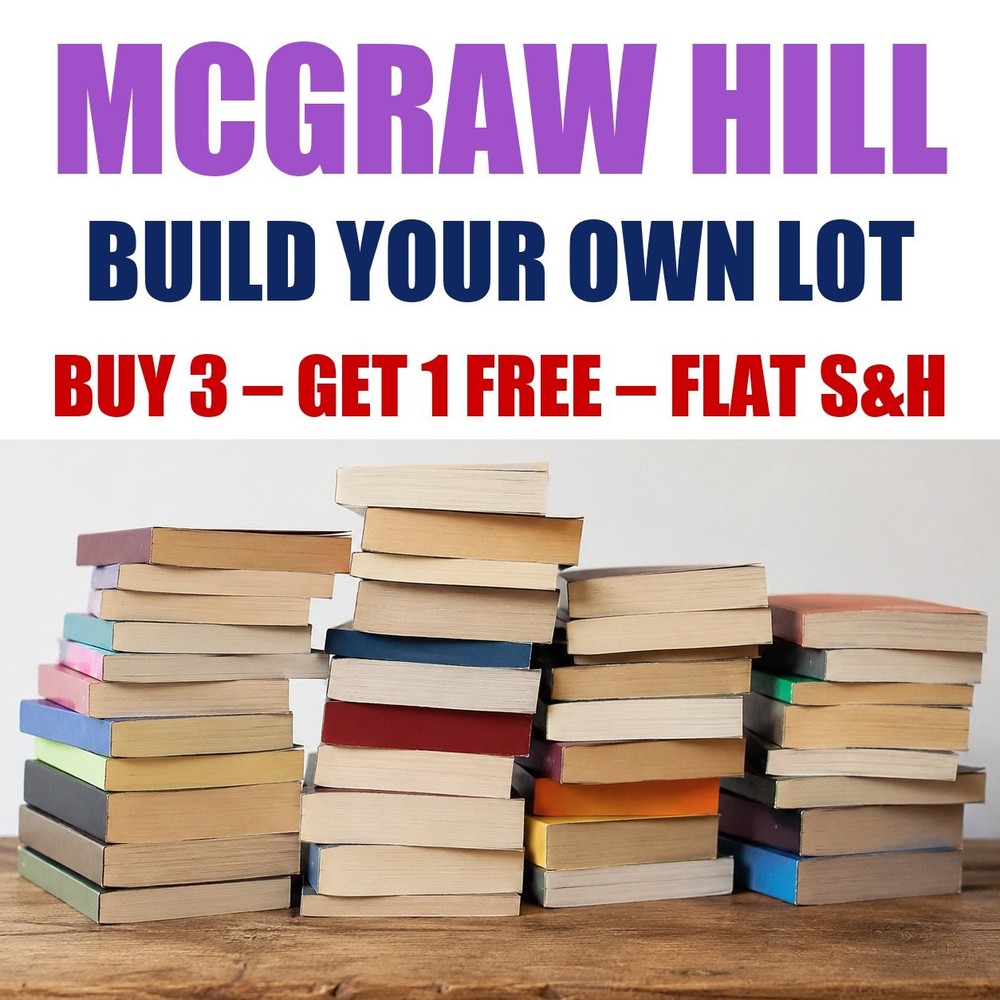 Mcgraw Hill Paperback Books – Build Your Own Book Lot – Flat Shipping