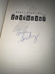 Signed Relativity Robert J. Sawyer 1st Ed Bruce Sterling Zeitgeist Autograph