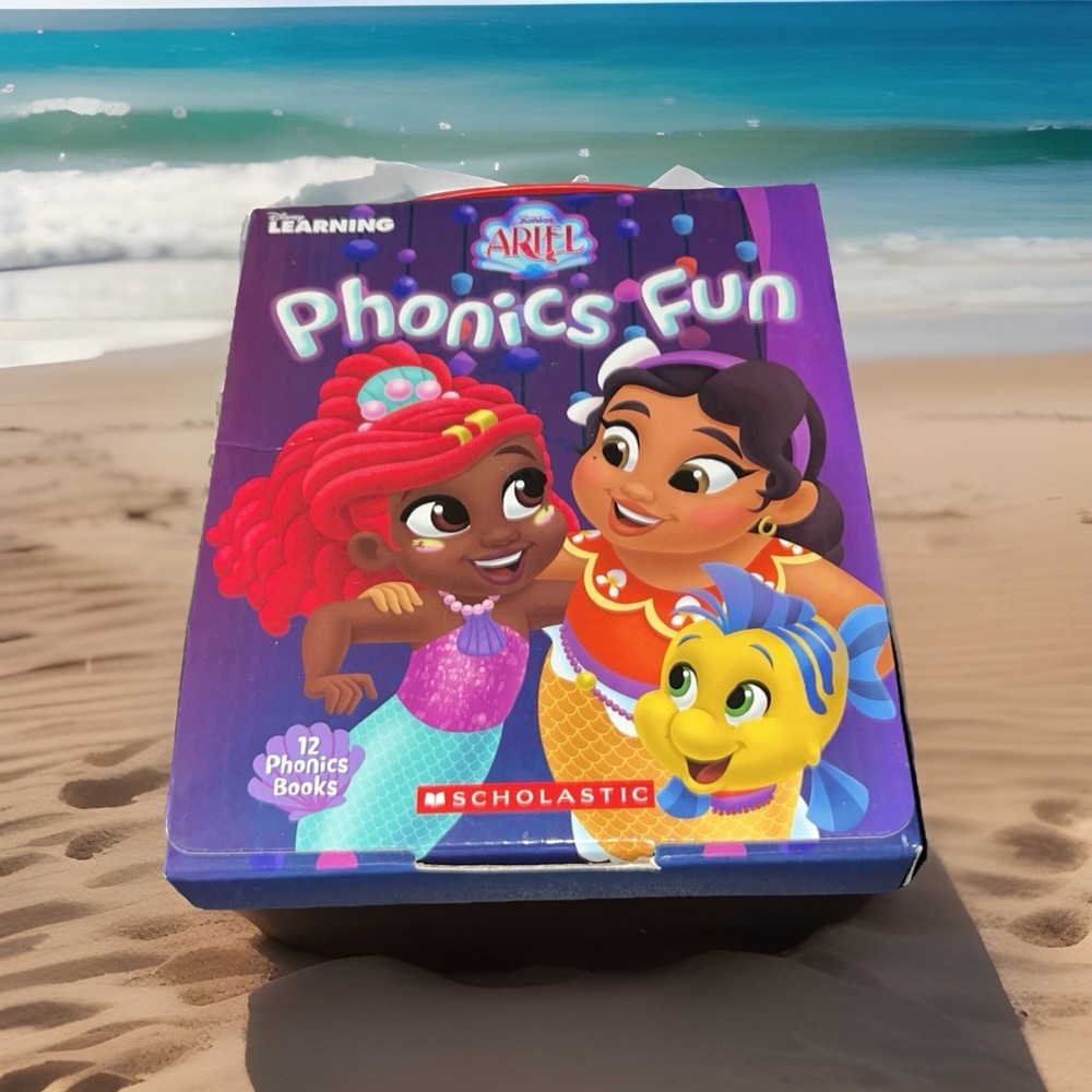 Disney Junior Ariel Phonics Fun 12 Book Set Scholastic Reading Learning