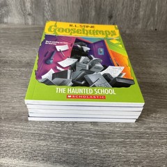 Goosebumps Fear Limited Edition Collectible Tin ORANGE 5 Book All First Printing
