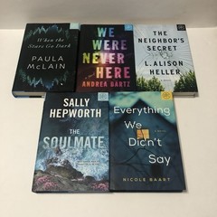 Book of the Month BOTM Hardcover Choose Your Title Fiction Thriller Bundle Lot