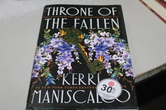 THRONE of the FALLEN by Kerri Maniscalco Hardcover Dust Jacket 2023 Unread